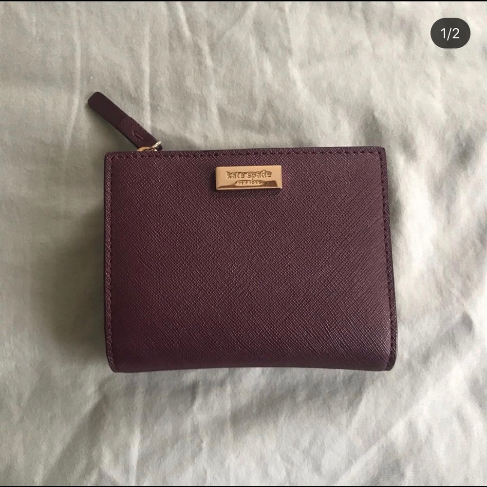 Burgundy wallet!